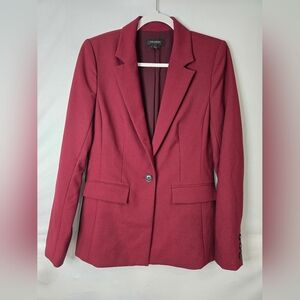 Halogen Rich Red Blazer Jacket Size Small